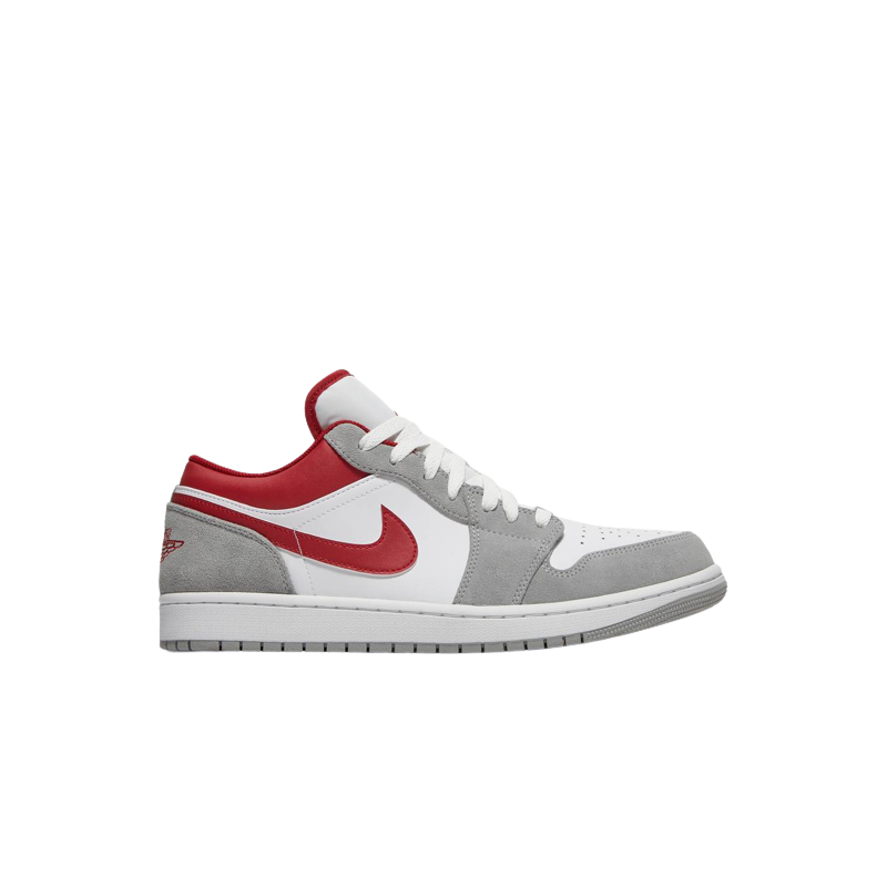 Air Jordan 1 Low SE Light Smoke Grey Gym Red