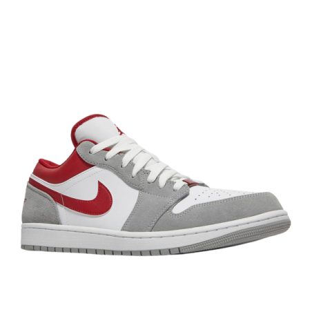 Air Jordan 1 Low SE Light Smoke Grey Gym Red