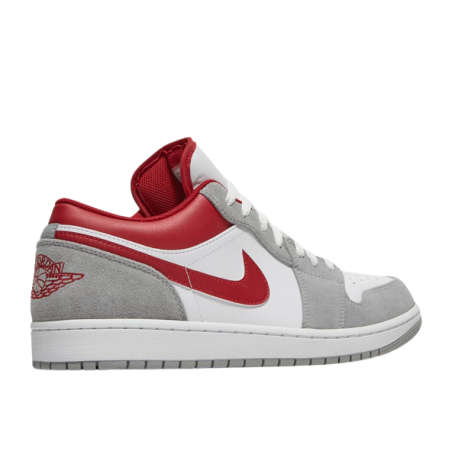 Air Jordan 1 Low SE Light Smoke Grey Gym Red