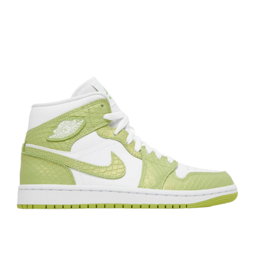 Air Jordan 1 Mid Green Python