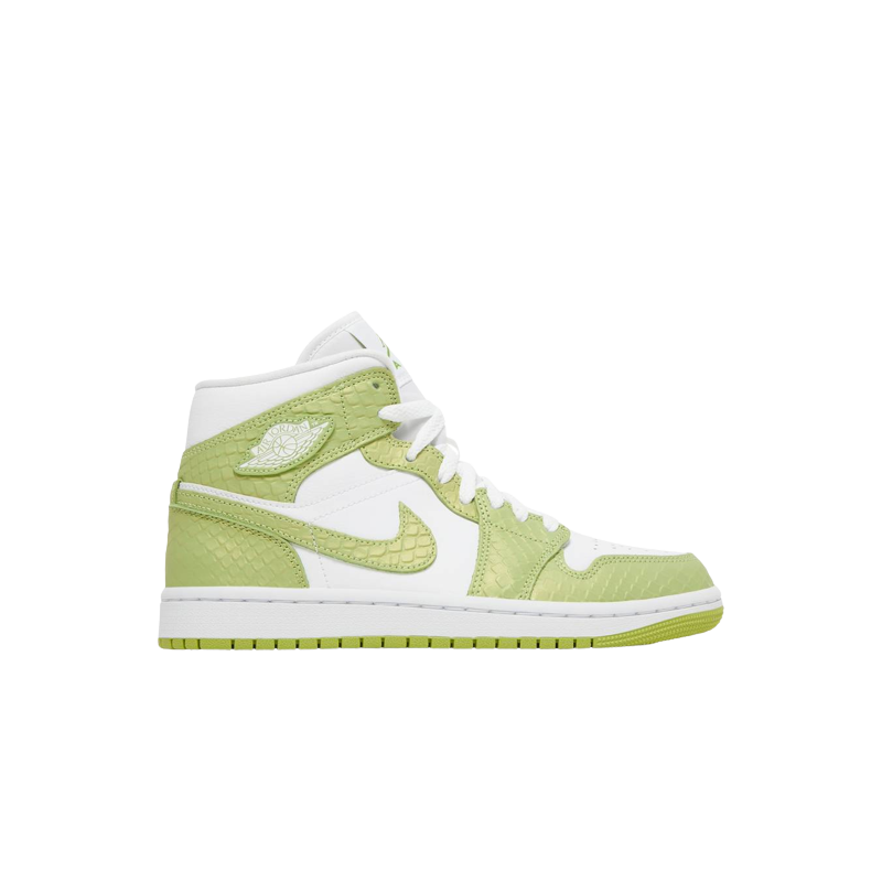 Air Jordan 1 Mid Green Python