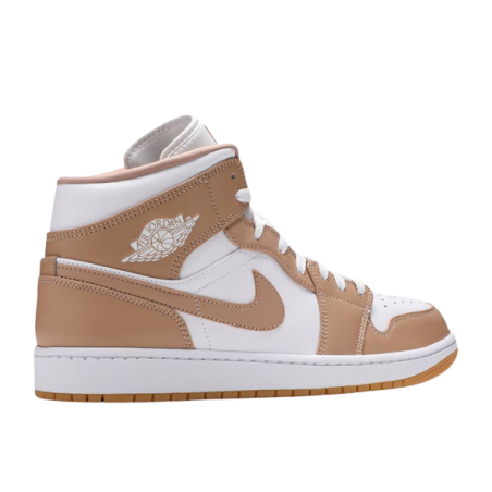 Air Jordan 1 Mid Tan Gum