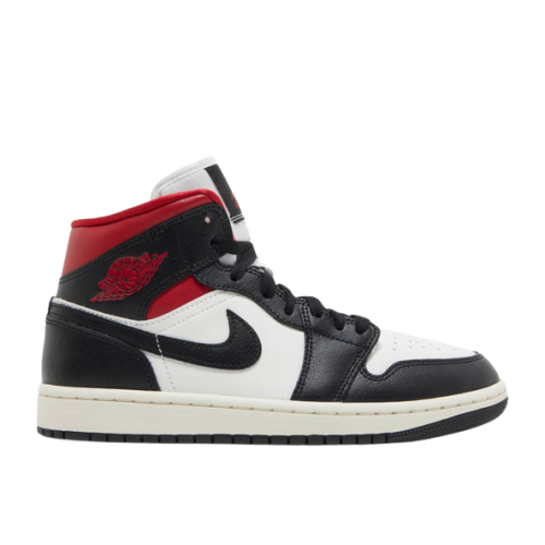 Air Jordan 1 Mid Black Gym Red