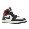 Air Jordan 1 Mid Black Gym Red