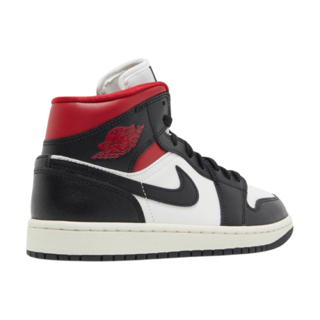 Air Jordan 1 Mid Black Gym Red