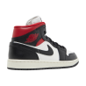 Air Jordan 1 Mid Black Gym Red