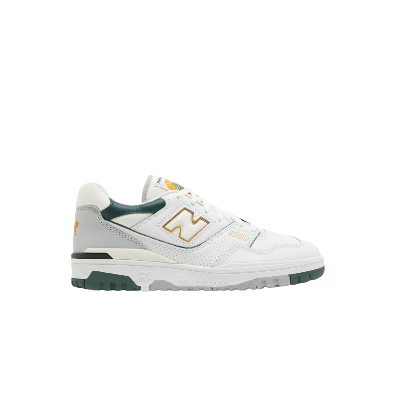 New Balance 550 White Nightwatch Green