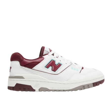 New Balance 550 Burgundy Cyan