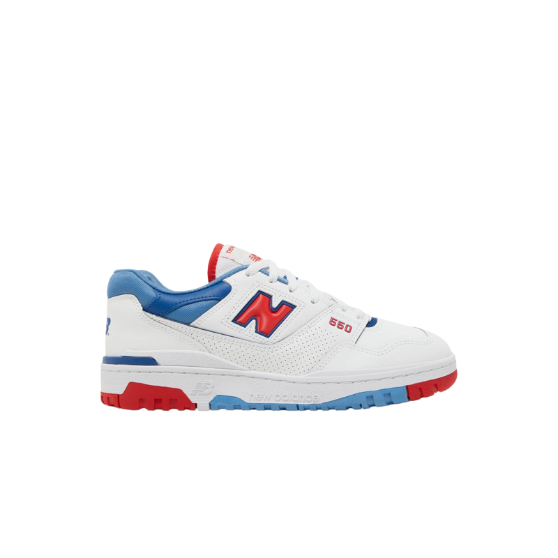 New Balance 550 White True Red