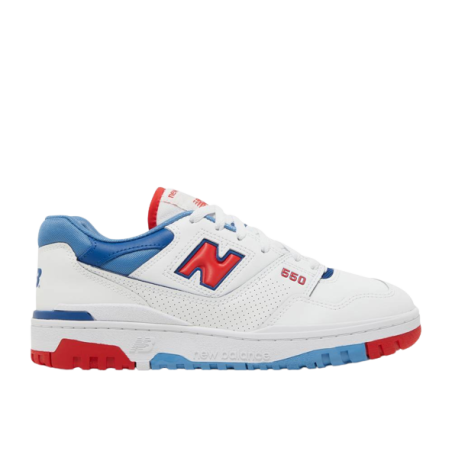 New Balance 550 White True Red