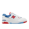 New Balance 550 White True Red