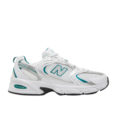 New Balance 530 White Silver Green