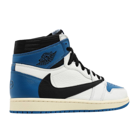 Air Jordan 1 Retro High OG SP Travis Scott Fragment Military Blue