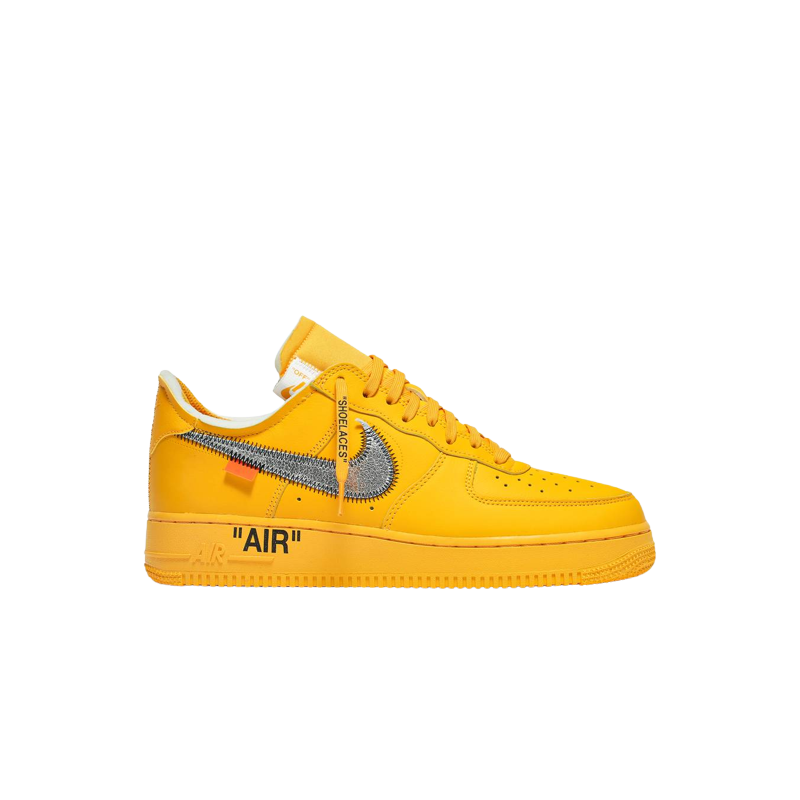 Nike Air Force 1 Low Off-White University Gold Metallic Silver