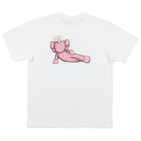 Uniqlo T-Shirt KAWS Pink Graphic