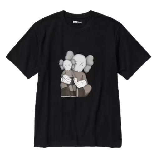 Uniqlo T-Shirt KAWS Black...