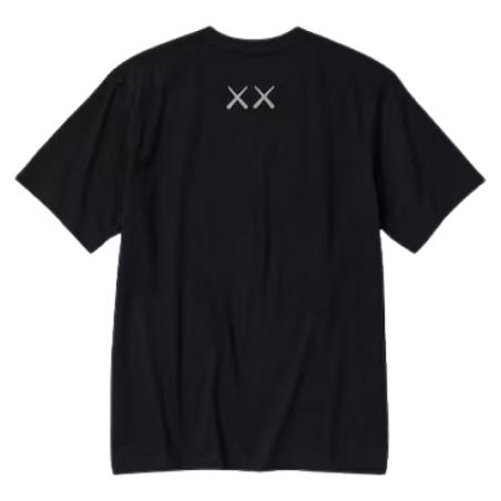 Uniqlo T-Shirt KAWS Black Graphic