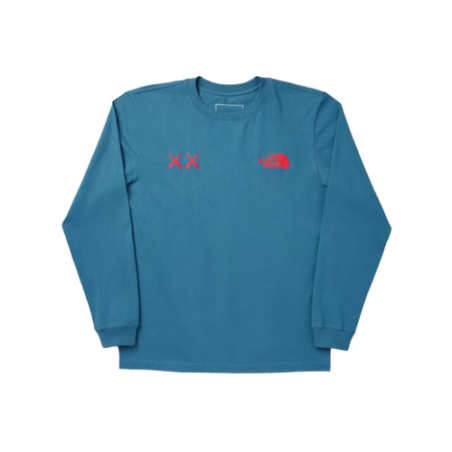 The North Face KAWS Longsleeve Tee Mallard Blue