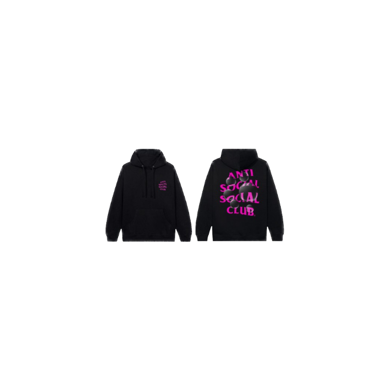 Assc Bubblegum Pink Black Hoodie