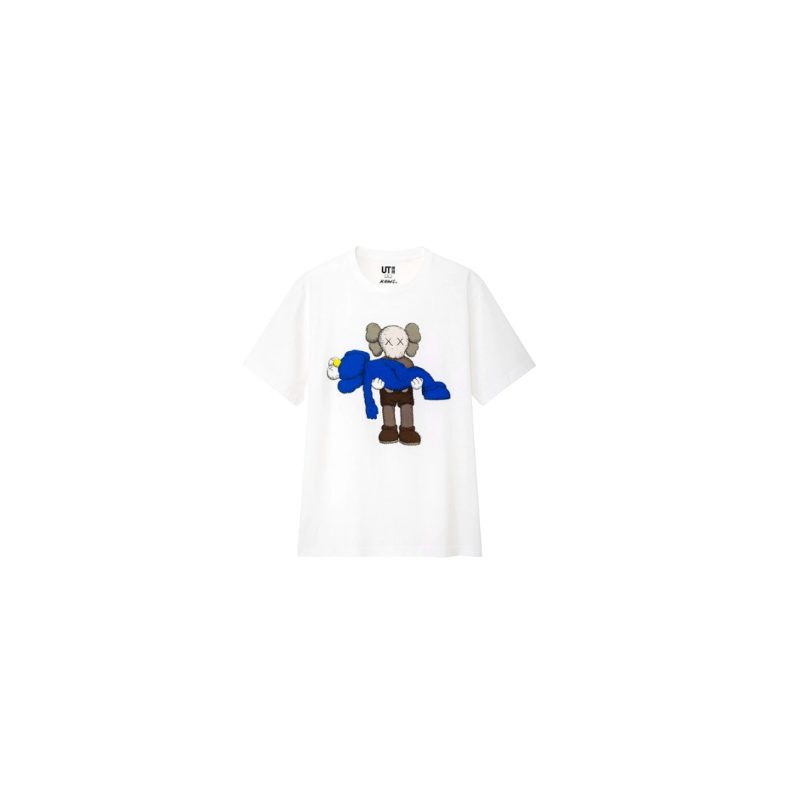 Uniqlo T-Shirt KAWS Carrying Blue SS19