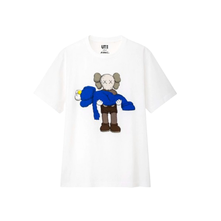 Uniqlo T-Shirt KAWS Carrying Blue SS19