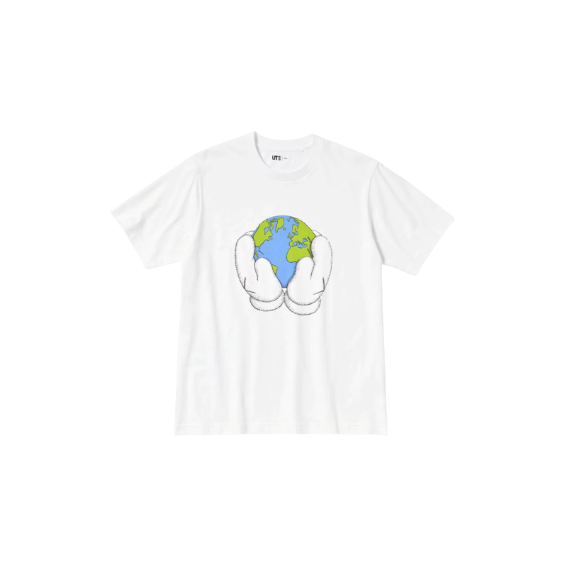 Uniqlo T-shirt KAWS Peace for All White