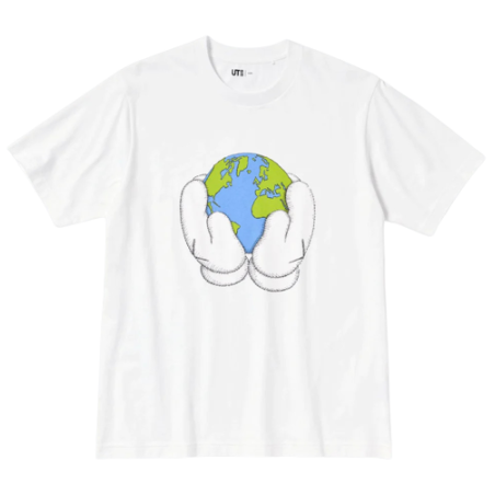 Uniqlo T-shirt KAWS Peace for All White