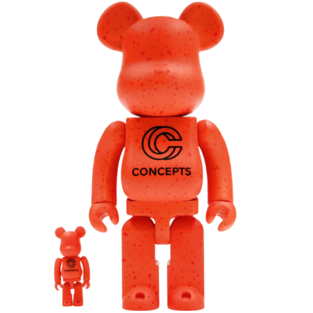 Bearbrick x Concepts Orange Lobster