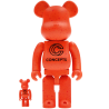 Bearbrick x Concepts Orange Lobster