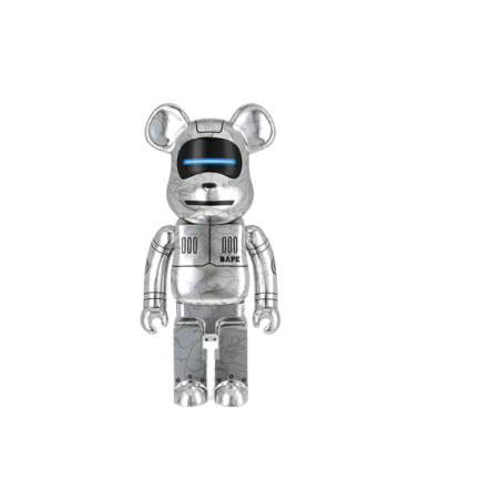 Bearbrick x BAPE x Hajime Sorayama Baby Milo 100% & 400% Set