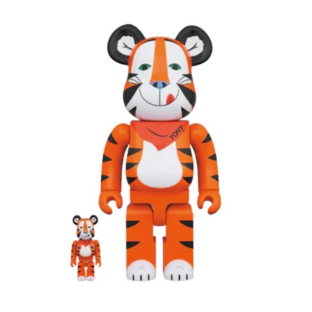 Bearbrick x Kellogg's Tony The Tiger Vintage Ver. 100% & 400% Set