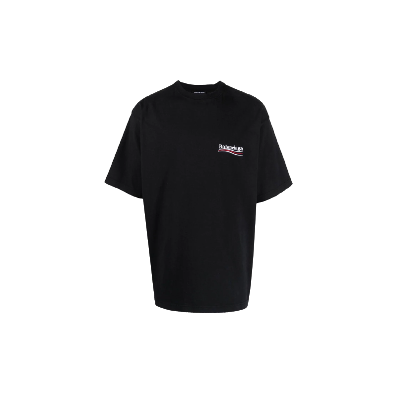 BALENCIAGA Black Political Campaign  T-Shirt