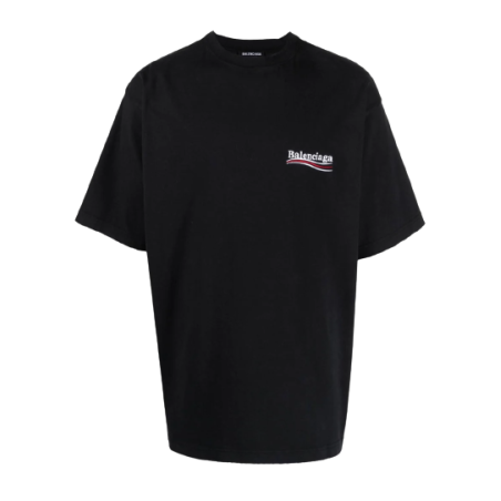 BALENCIAGA Black Political Campaign  T-Shirt