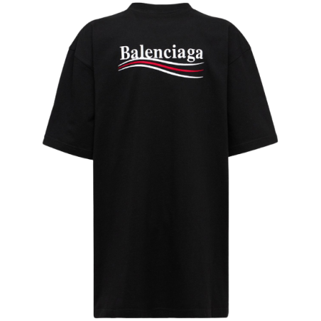 BALENCIAGA Black Political Campaign  T-Shirt