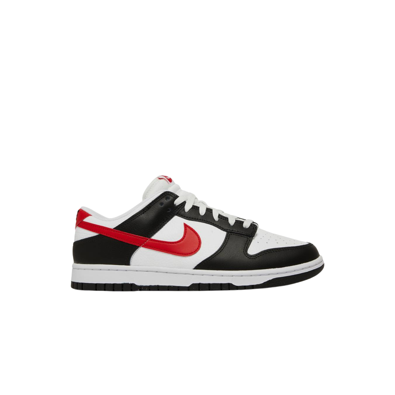 Nike Dunk Low Black White Red