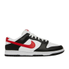 Nike Dunk Low Black White Red