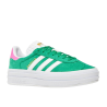 Adidas Gazelle Bold Green Lucid Pink