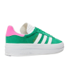 Adidas Gazelle Bold Green Lucid Pink