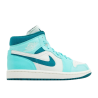 Air Jordan 1 Mid Chenille Bleached Turquoise