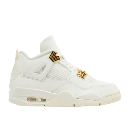 Air Jordan 4 Sail Metallic Gold