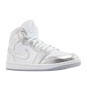 Air Jordan 1 Mid Crinkled Chrome