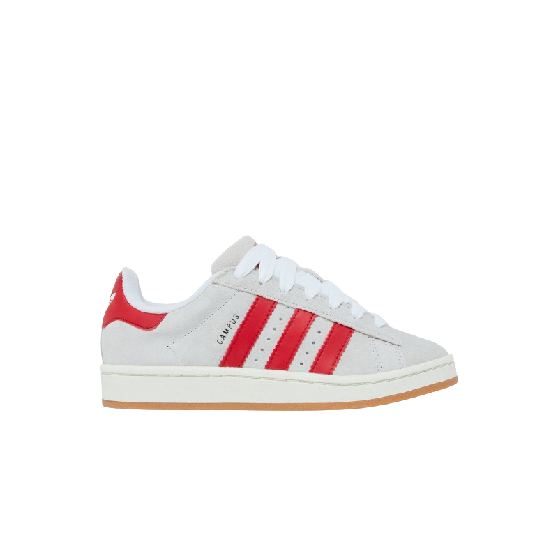 Adidas Campus 00's Crystal White Scarlet