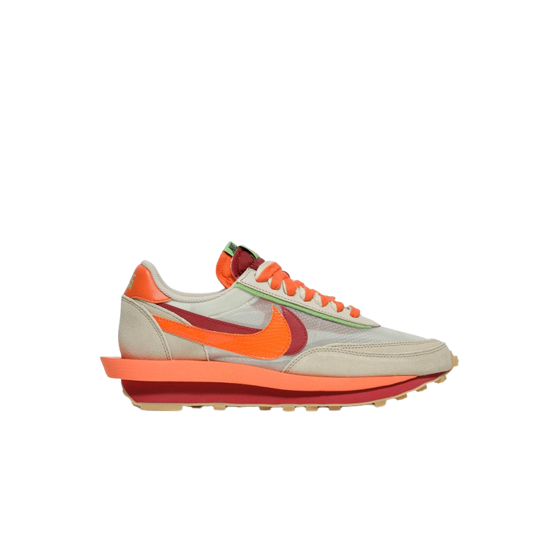 Nike LD Waffle Sacai Clot Net Orange Blaze