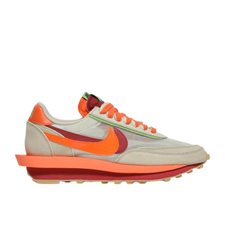 Nike LD Waffle Sacai Clot Net Orange Blaze