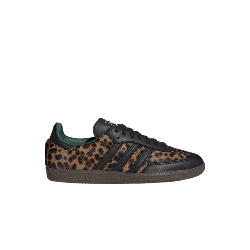 Adidas Samba OG Black Green Leopard