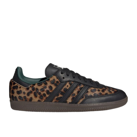 Adidas Samba OG Black Green Leopard