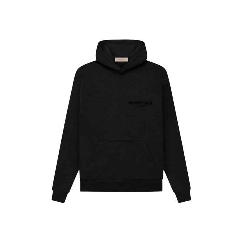 Fear of God Essentials Pullover Chest Logo Hoodie Stretch Limo/Black