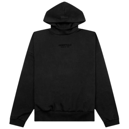 Fear of God Essentials Hoodie Jet Black