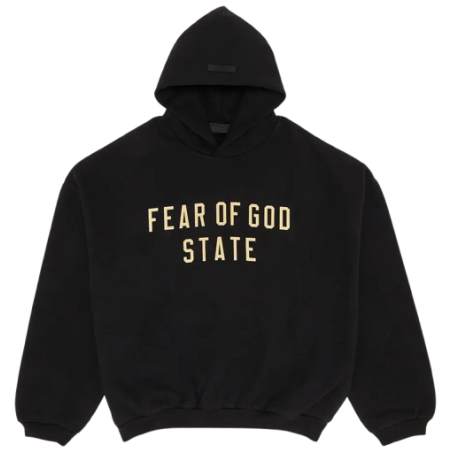 Fear of God Essentials Fleece Hoodie Black