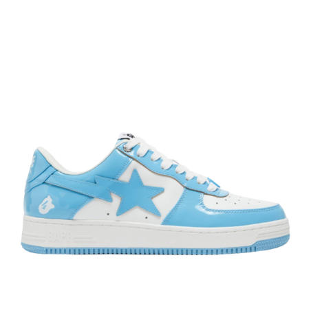 Bape Sta Patent Leather Blue White